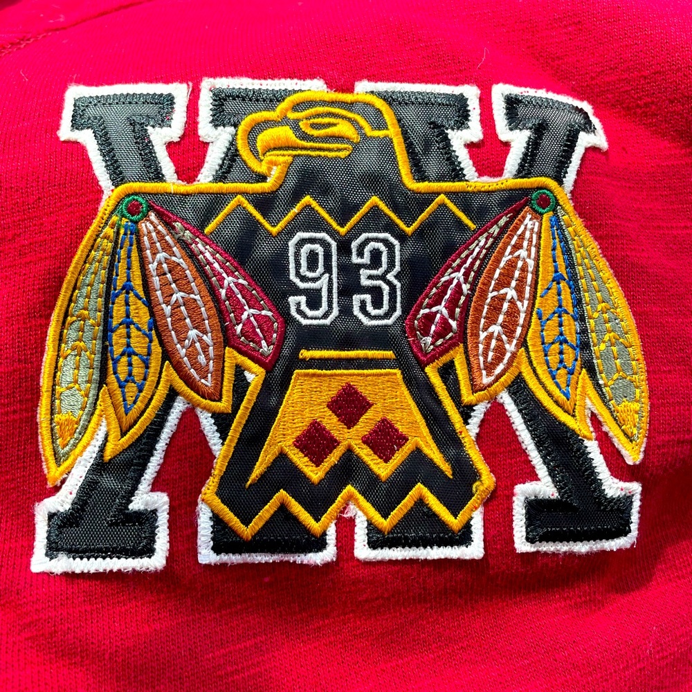 INSANELY COOL ECKO UNLTD. NATIVE STYLE EMBROIDERY HOODIE LARGE NEW 🔥MARC ECKO